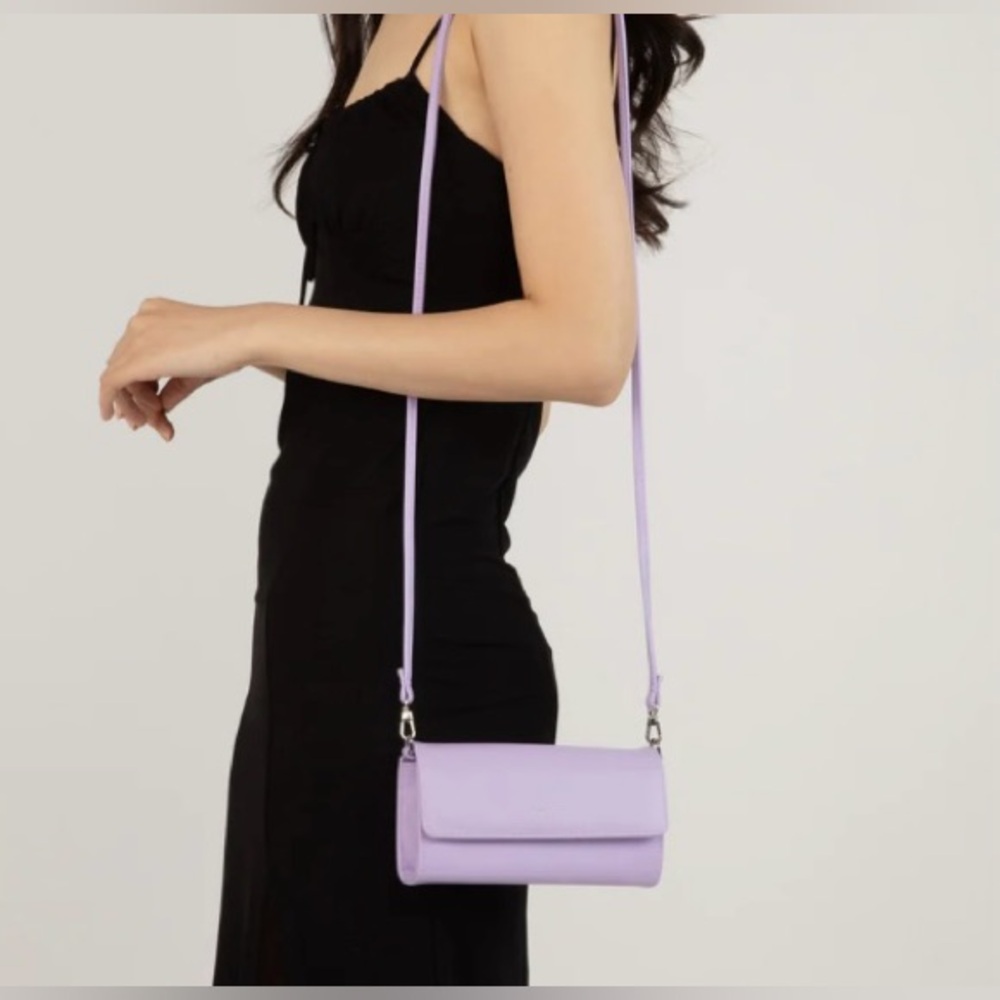Matt & Nat Drew Med Vegan Crossbody Bag - PINK